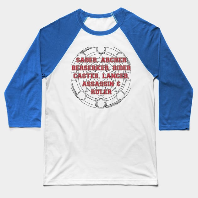 Join The Holy Grail War Baseball T-Shirt by DVL